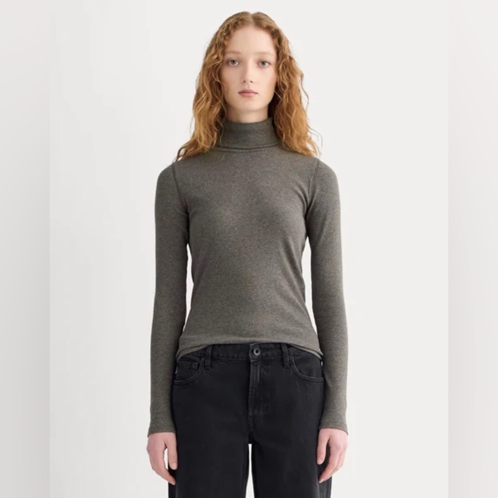 Everlane THE LUXE RIB TURTLENECK| Evereve|